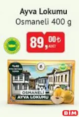 OSMANELİ AYVA LOKUMU 400 G OSMANELİ AYVA LOKUMU 400 G